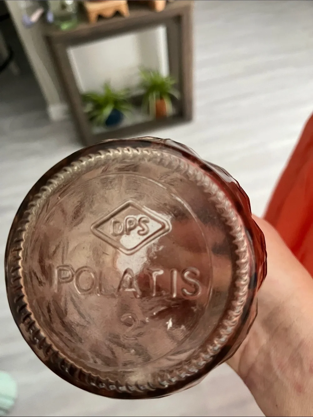 DPS Polaris Textured Glass Vases - Aqua/Smoke Brown Vintage 1960’s-70’s